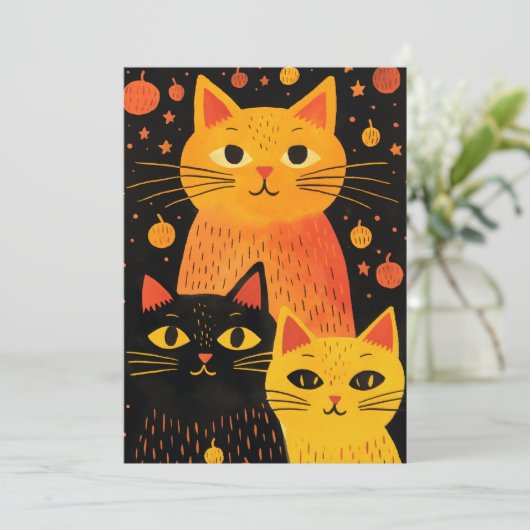 De drie katten (Staand voorkant)