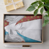 De drie kerstgnomen tissuepapier (Geschenk)