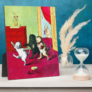 De drie kleine kinderen fotoplaat