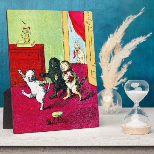 De drie kleine kinderen fotoplaat (Zijkant)