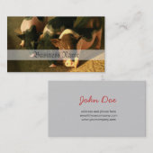 De drie kleine varkens visitekaartje (Voorkant / Achterkant)