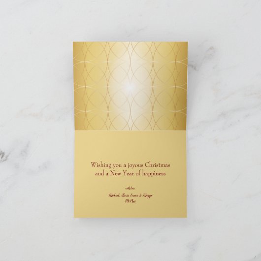 De drie koningen kaart (Binnen)