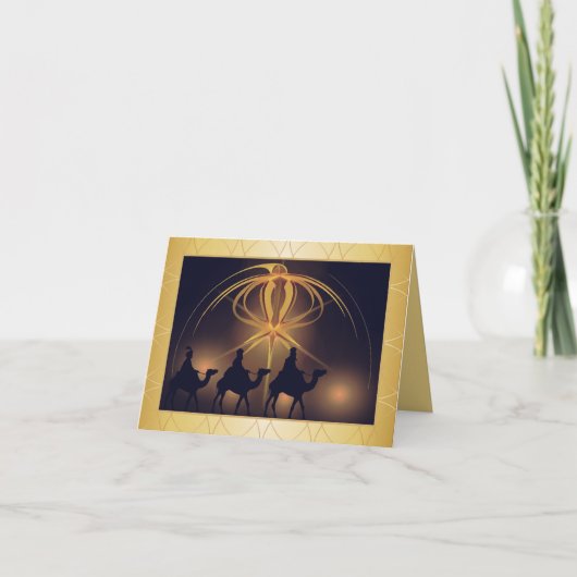 De drie koningen kaart (Voorkant)