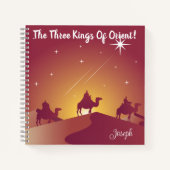 De drie koningen Orient-kerstthema Notitieboek (Voorkant)