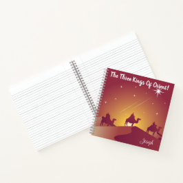 De drie koningen Orient-kerstthema Notitieboek