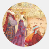 De drie koningen ronde sticker (Voorkant)