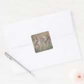 De drie koningen vierkante sticker (Envelop)