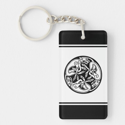 De drie leeuwen sleutelhanger (Voorkant)