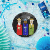 De drie Mannen papieren Borden Papieren Bordje (Feest)