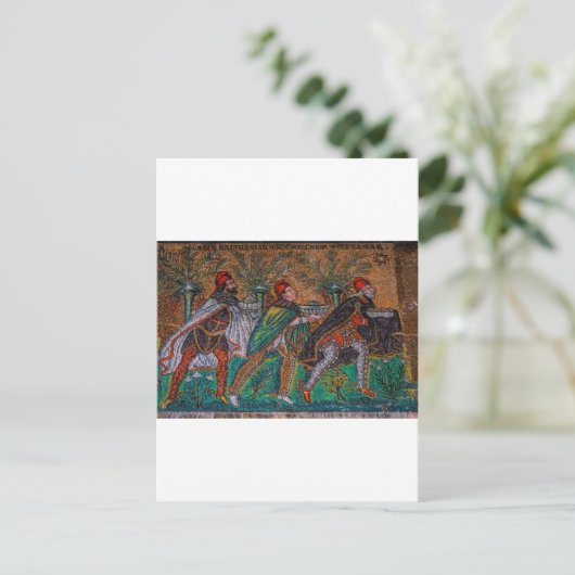De drie Mannen van de Wijs Briefkaart (Staand voorkant)
