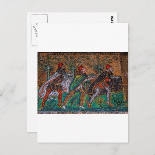 De drie Mannen van de Wijs Briefkaart (Voorkant / Achterkant)