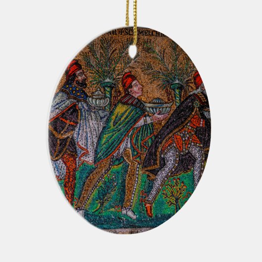 De drie Mannen van de Wijs Keramisch Ornament (Rechts)