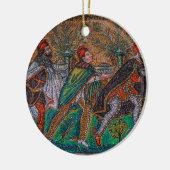 De drie Mannen van de Wijs Keramisch Ornament (Links)