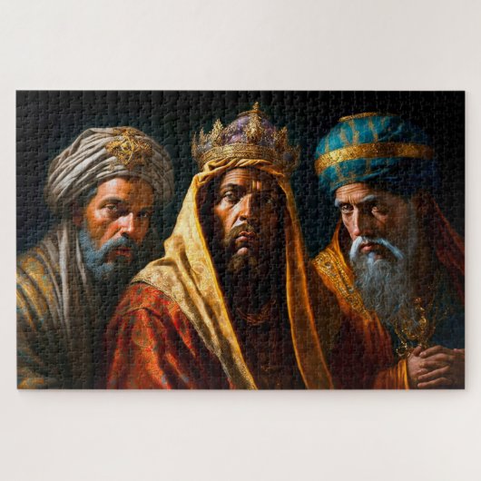 De drie Mannen van de Wijs Legpuzzel (Horizontaal)