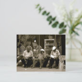 De drie Mannen van de Wijze van de Hoogte van het Briefkaart (Staand voorkant)