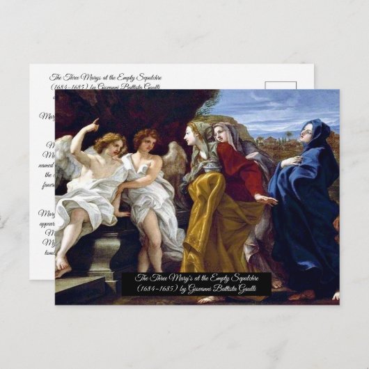 De Drie Maria's Briefkaart (Voorkant / Achterkant)