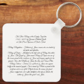 De Drie Maria's Sleutelhanger (Achterkant)