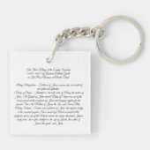 De Drie Maria's Sleutelhanger (Achterkant)