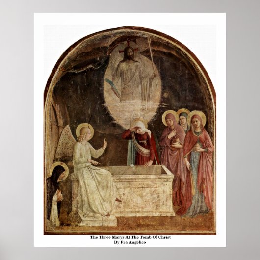 De drie marys bij de tombe van Christus Poster (Voorkant)