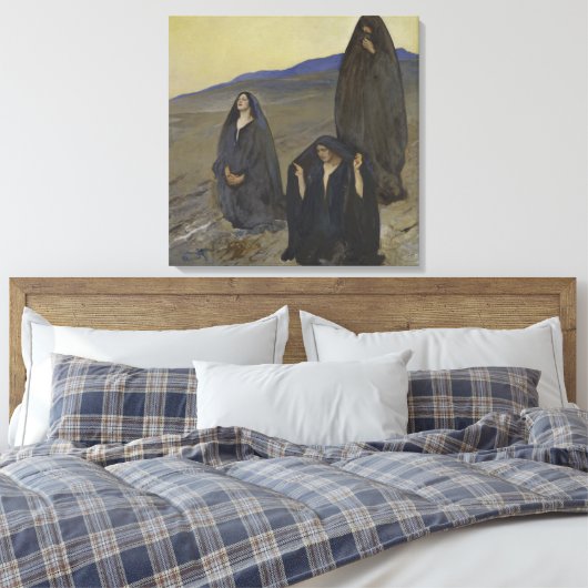 De drie marys canvas afdruk (Insitu (Slaapkamer))