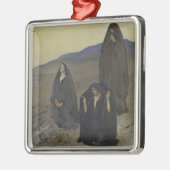 De drie marys metalen ornament (Links)