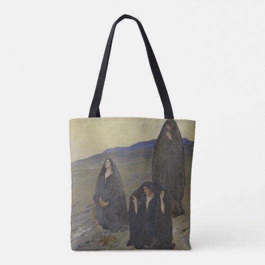 De drie marys tote bag (Achterkant)