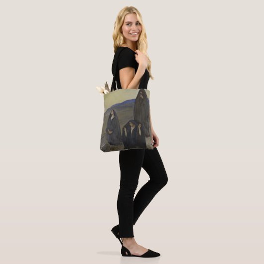 De drie marys tote bag (Op model)