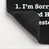 De drie moeilijkste dingen om een grappige prijsop muismat (Hoek)