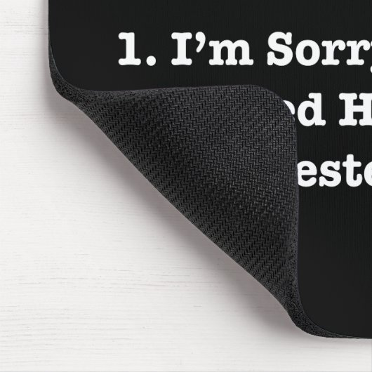 De drie moeilijkste dingen om een grappige prijsop muismat (Hoek)