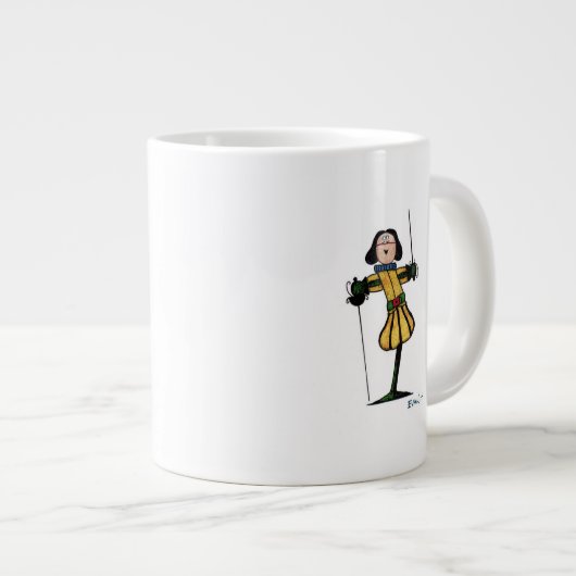 De drie musketiers Athos Grote Koffiekop (Voorkant rechts)