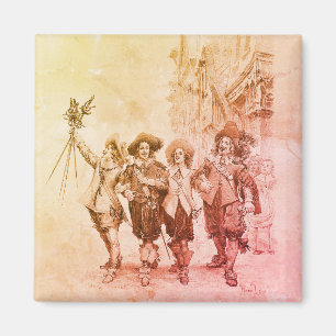 De drie musketiers van Alexandre Dumas Magneet