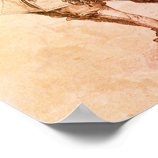 De drie musketiers van Alexandre Dumas Poster (Hoek)