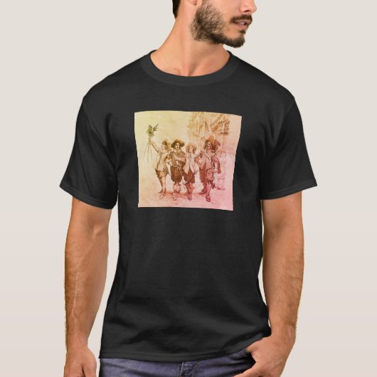 De drie musketiers van Alexandre Dumas T-shirt (Voorkant)