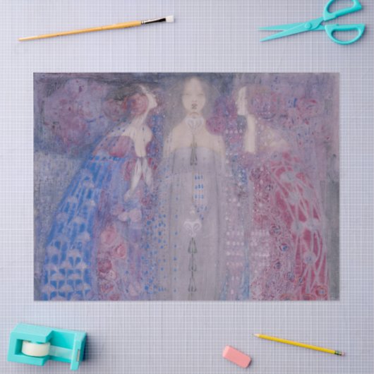 De drie parfums, Margaret Macdonald Mackintosh Tissuepapier (Craft)