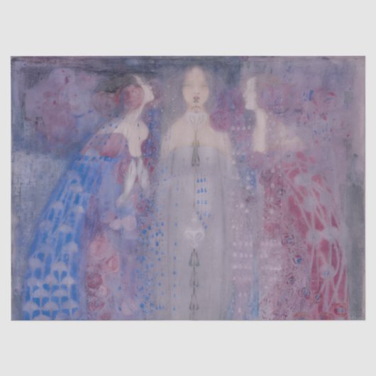 De Drie Parfums, Margaret Macdonald Mackintosh Tissuepapier (Voorkant)