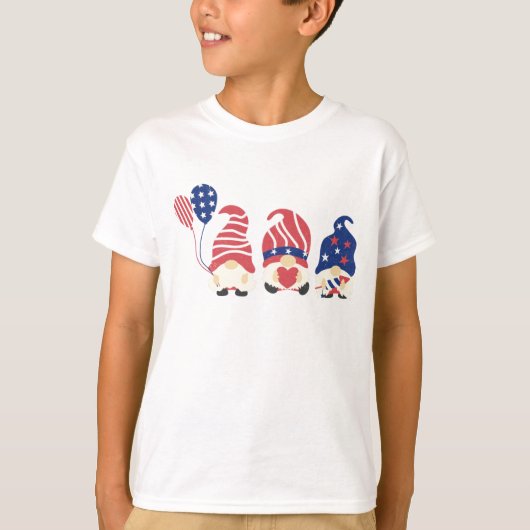 De drie patriottische gnomen t-shirt (Voorkant)