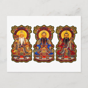 De drie puur briefkaart