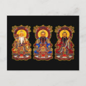 De drie puur briefkaart (Voorkant)