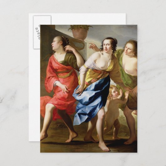 De drie races briefkaart (Voorkant / Achterkant)