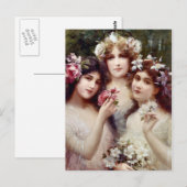 De drie races briefkaart (Voorkant / Achterkant)