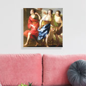 De drie races canvas afdruk (Insitu (Woonkamer))
