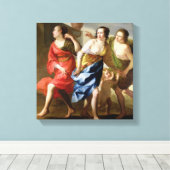 De drie races canvas afdruk (Insitu (Houten vloer))