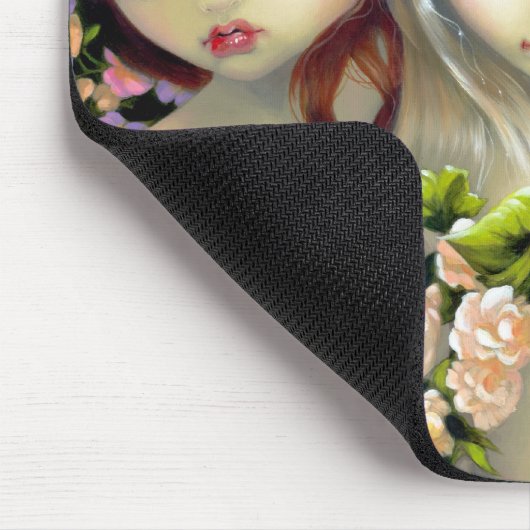 "De drie races" Mousepad Muismat (Hoek)