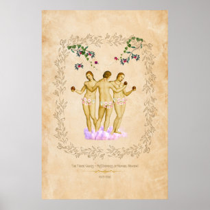 De drie races - Raphael wordt ingebeeld Poster