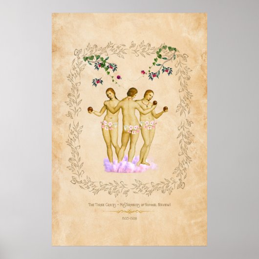 De drie races - Raphael wordt ingebeeld Poster (Voorkant)