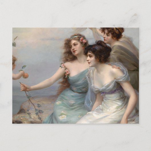 De drie races van Edouard Bisson Briefkaart (Voorkant)