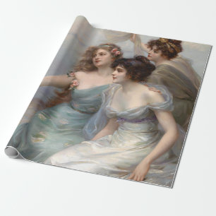 De drie races van Edouard Bisson Cadeaupapier