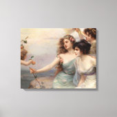 De drie races van Edouard Bisson Canvas Afdruk (Voorkant)