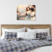 De drie races van Edouard Bisson Canvas Afdruk (Insitu (Slaapkamer))