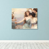 De drie races van Edouard Bisson Canvas Afdruk (Insitu (Houten vloer))